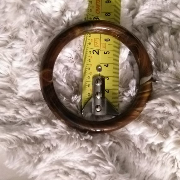 Genuine Tiger-Eye Bangle Bracelets - Picture 12 of 13